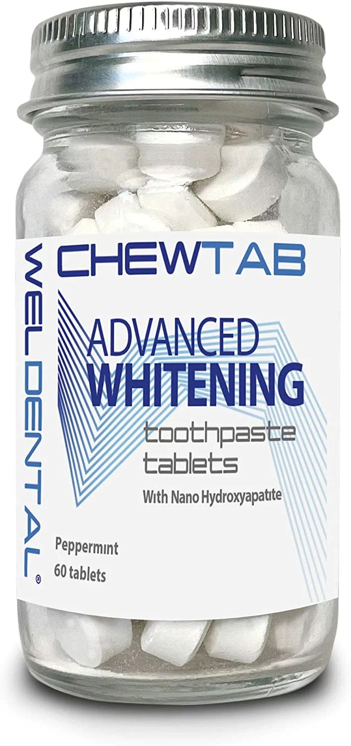 Weldental Chewtab Advanced Whitening Toothpaste Tablets