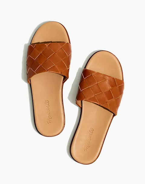 madewell louisa slide sandal, sandals for wide feet