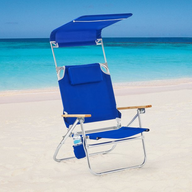 Mainstays Reclining Beach Chair, best beach chairs