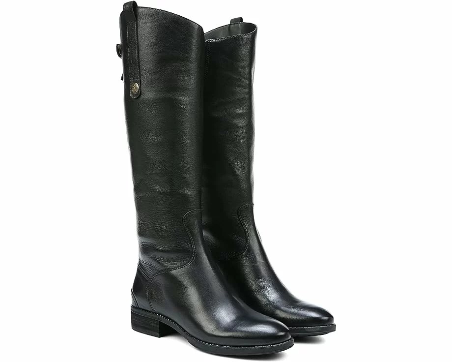 a black pair of sam edelman penny 2 wide calf boots