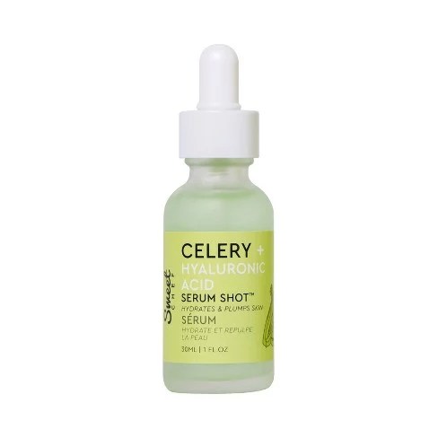 sweet chef celery + hyaluronic serum, fast-absorbing summer skincare