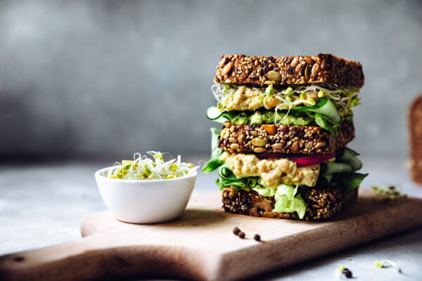This Delicious Vegan Buffalo Chickpea Salad Sandwich Packs More Than Half of the Fiber You...