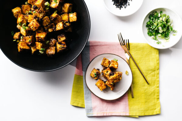 We Can't Stop Cooking These Honey Garlic Tofu Bites (and Not Just Because They Pack...