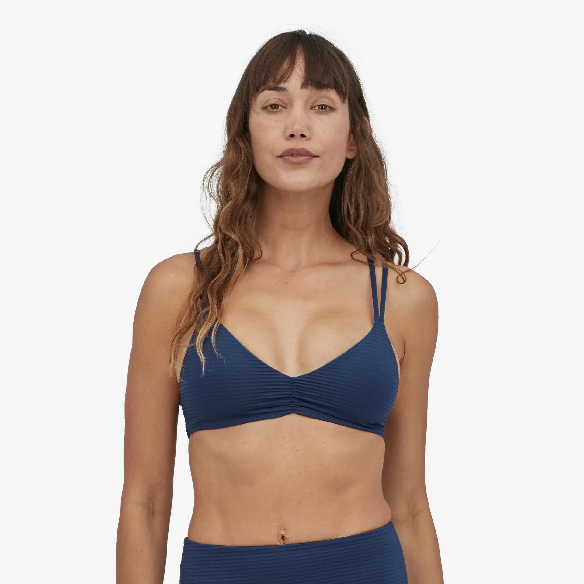 Reversible Seaglass Bay Bikini Top, sustainable swimwear