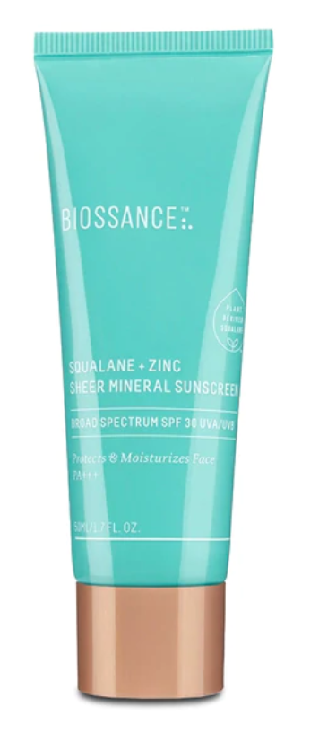 Biossance Squalane +Zinc Sheer Mineral Sunscreen