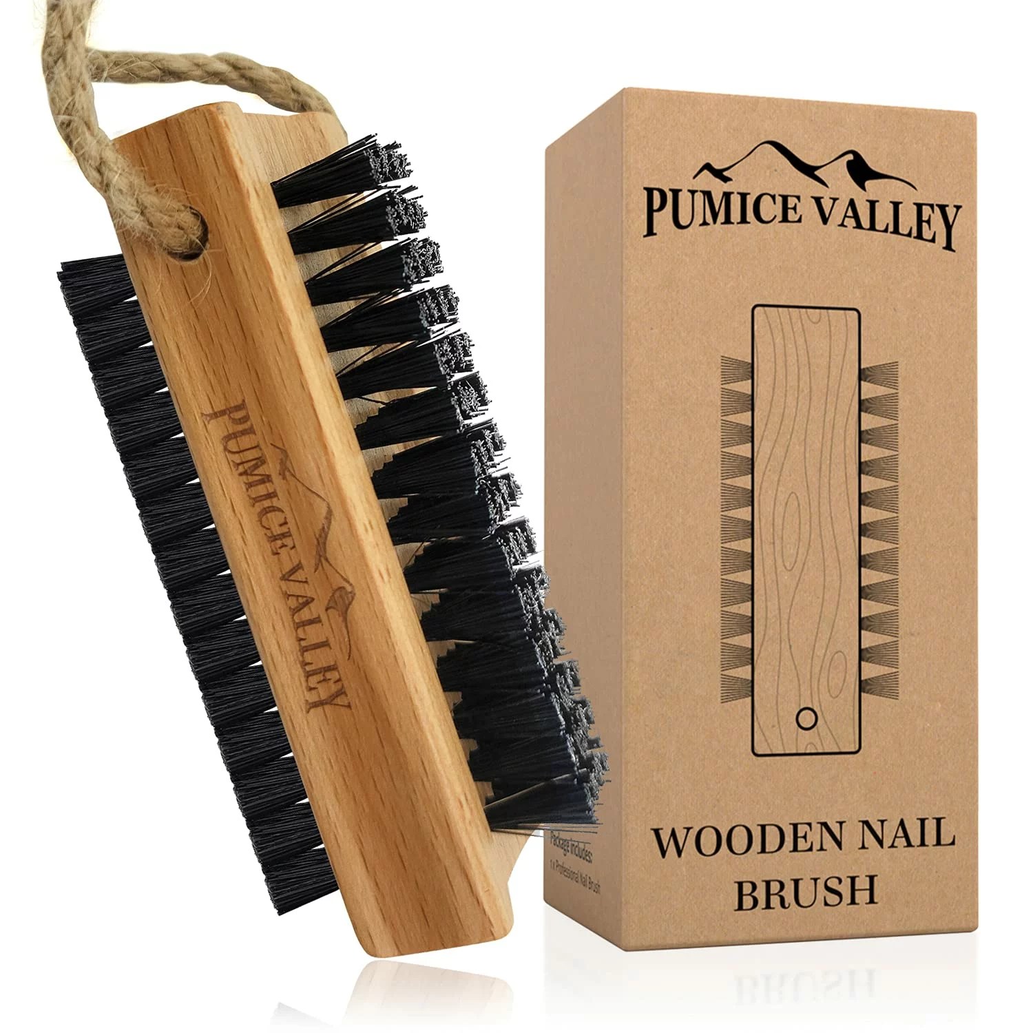 Pumice Valley Wooden Nail Brush