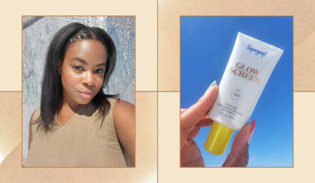 I Tried the New Supergoop! Tinted Glow Sunscreen Meant for Deeper Skin Tones—Here Are My...