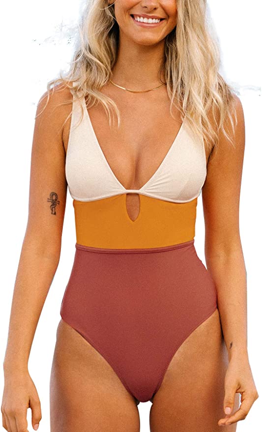cupshe cut out swimsuit