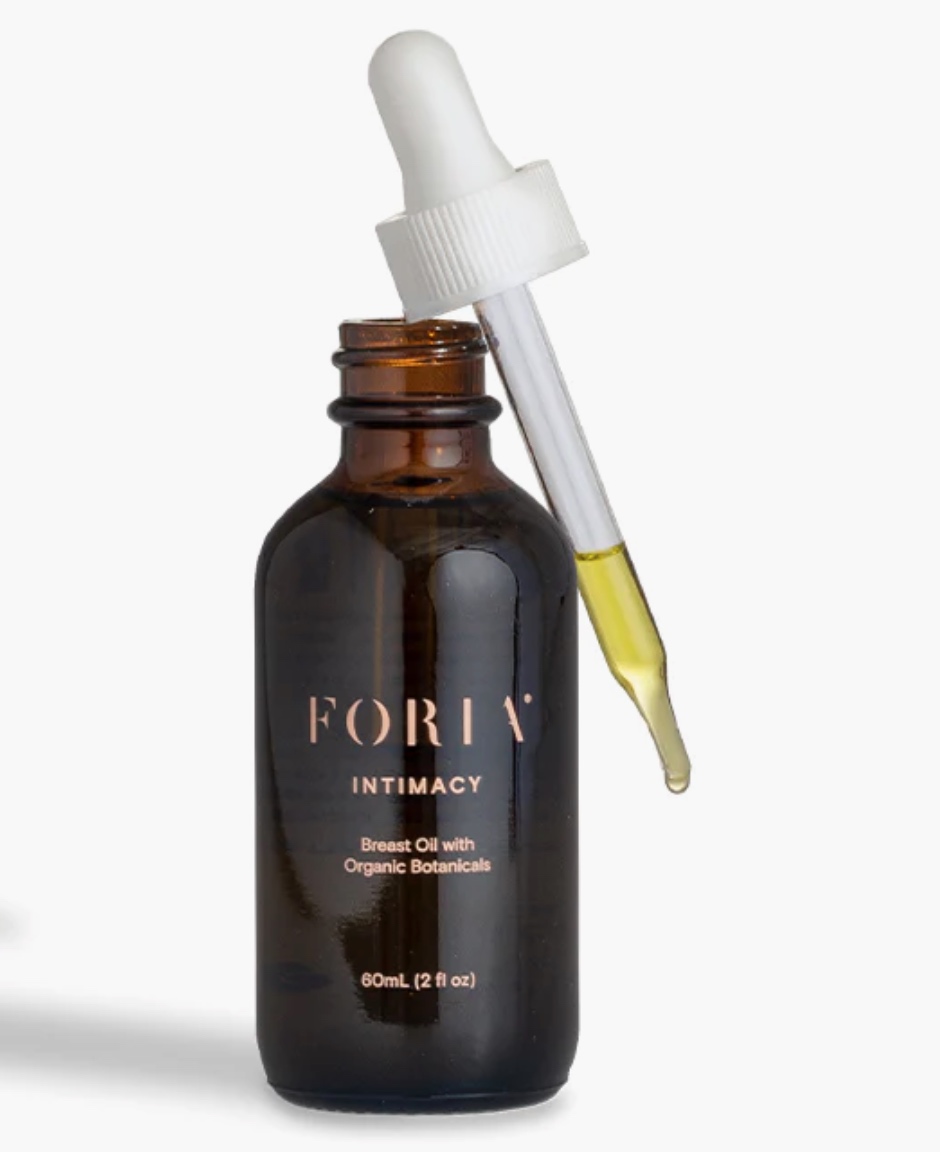 This botanical-infused breast massage oil inspires... 