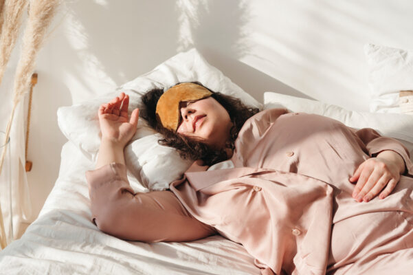 This Fancy Sleep Mask Is Like Having a Set of Blackout Curtains for My Eyes—And...