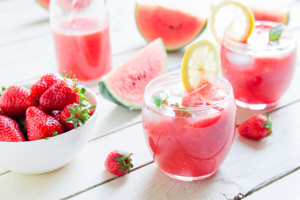 This Hydrating Watermelon and Strawberry Chia Smoothie Is Filled With Omega-3s and Almost 10 Grams...