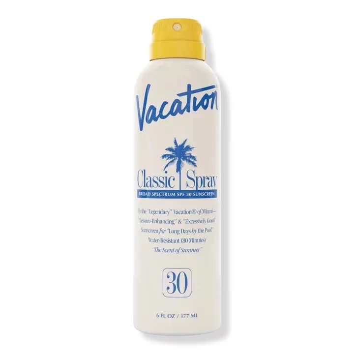 Vacation Classic Spray SPF 30 Sunscreen, sunscreen spray for face