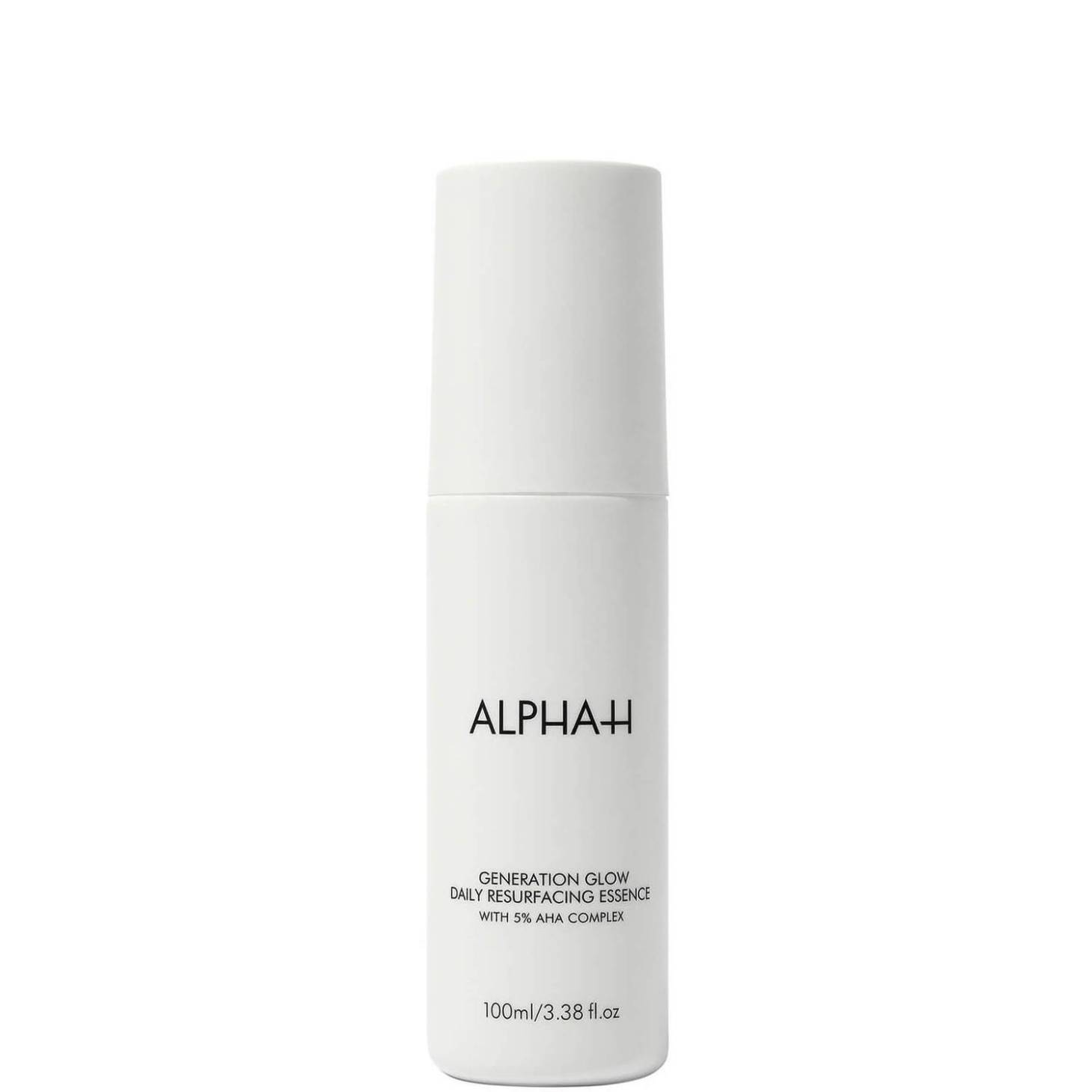 A bottle of alpha h generation glow essence exfoliator for sensitive skin