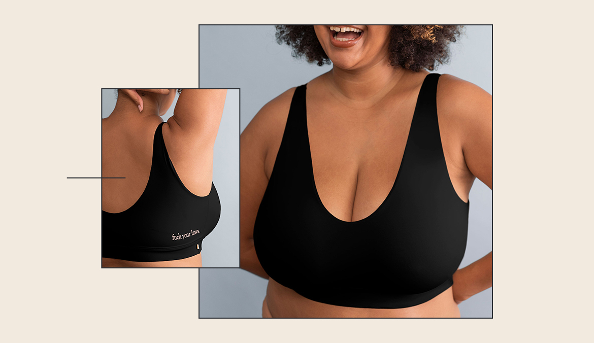 100% of This Bra's Proceeds Go To Protecting Safe Abortion