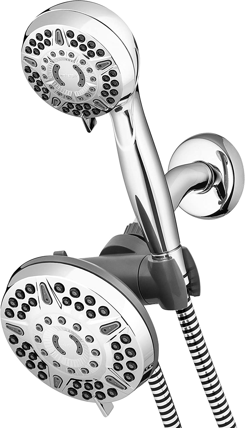 Waterpik 12-Mode 2-in-1 Dual Shower Head System
