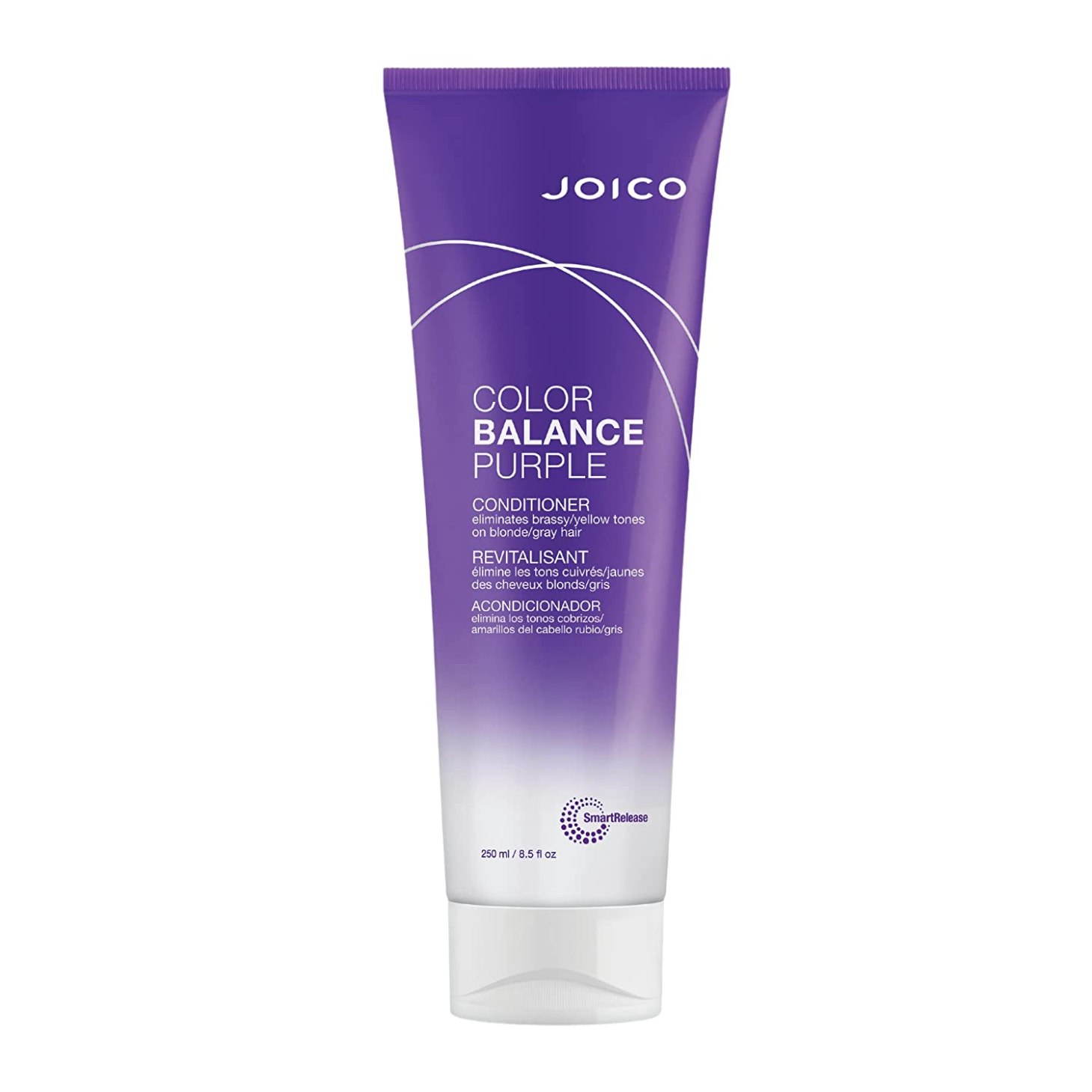 joico color balance purple conditioner, one of the best conditioners for gray hair