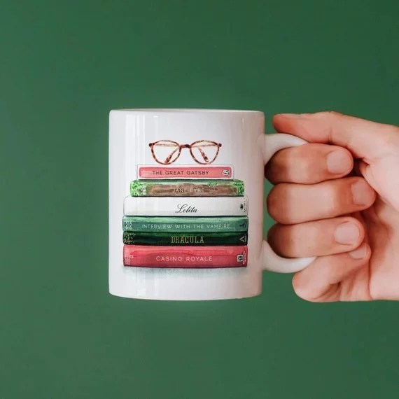 My Reading Mug, Personalized Reader Mug, Book Nook Mug, Bookworm Gift 