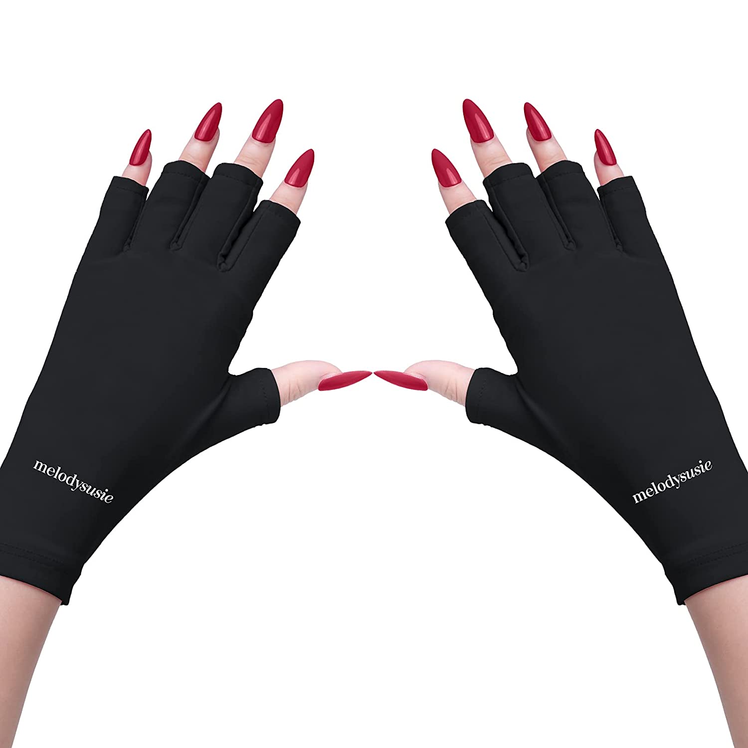 MelodySusie Anti UV Gloves for Gel Nail Lamp