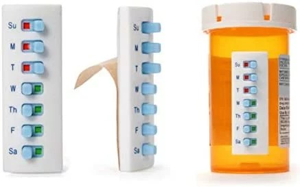 Take-n-Slide Medication Tracker and Reminder, one of the best gifts for adhd adults