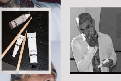 Travis Barker on His New CBD-Infused Skin-Care Line, Meditation, and What Product He Loves Now Thanks to Kourtney