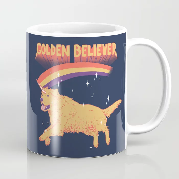 golden believer coffee mug