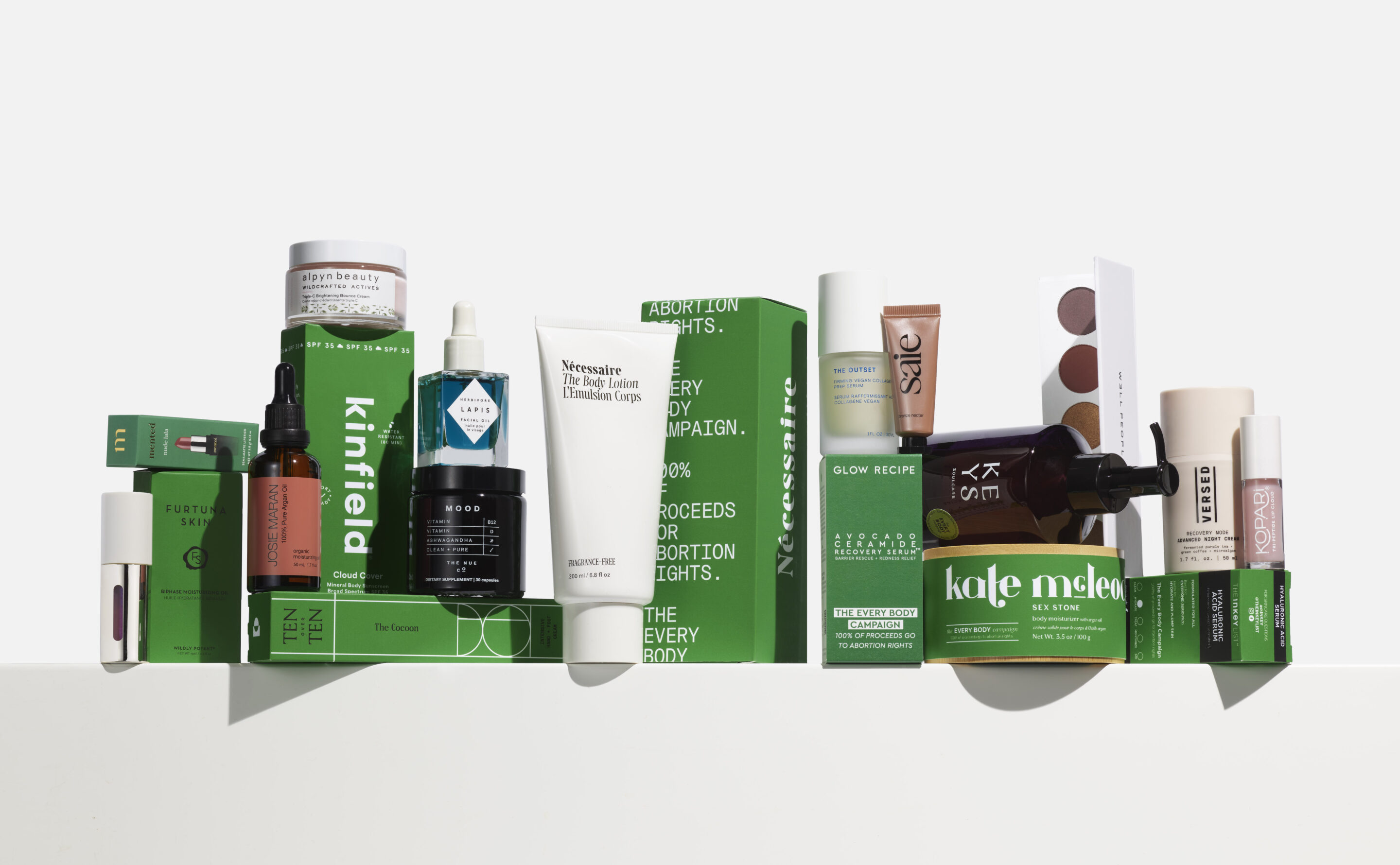 the every body campaign brands in limited edition packaging