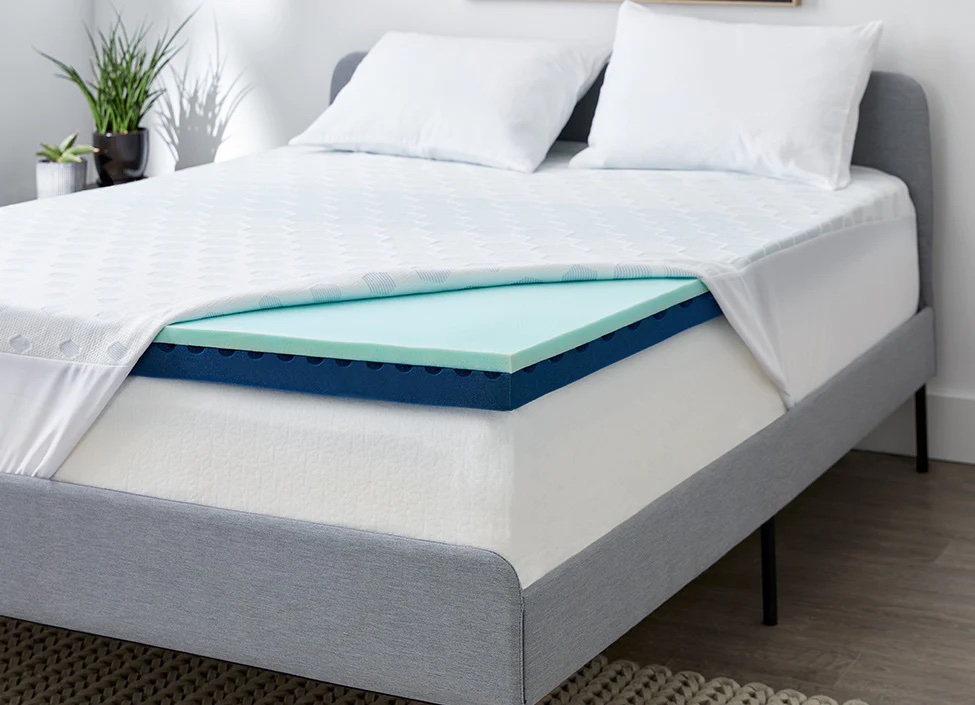 Made with CertiPUR-US certified polyfoam and an open-cell foam design, this Molecule option is one of the best mattress toppers for hip pain.