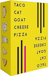 Taco cat goat cheese pizza game, one of the best gifts for teen boys