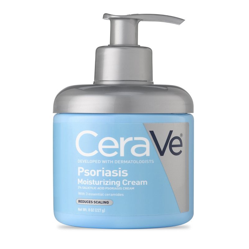 A tub of CeraVe lotion.