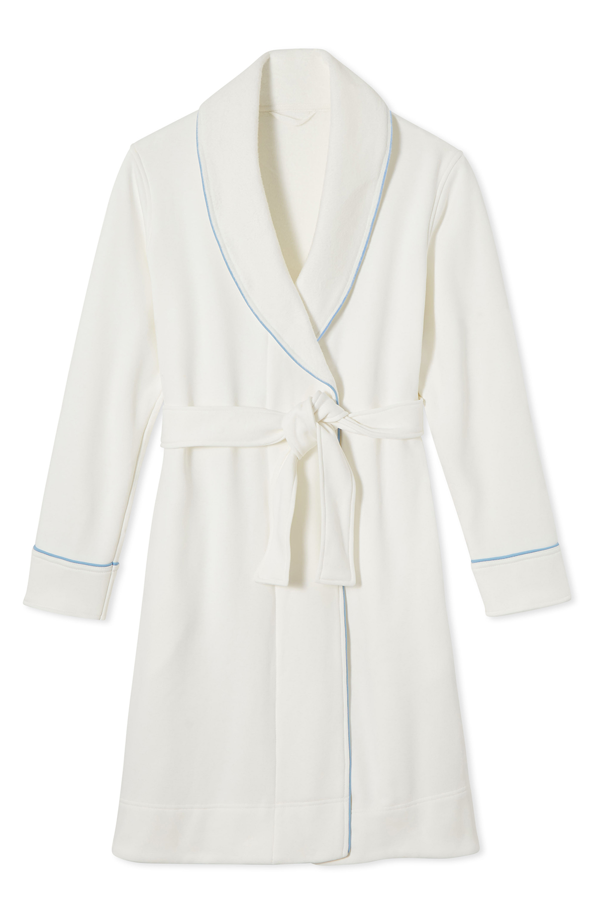 lake pajamas cozy robe in french blue from the black friday sale on a white background
