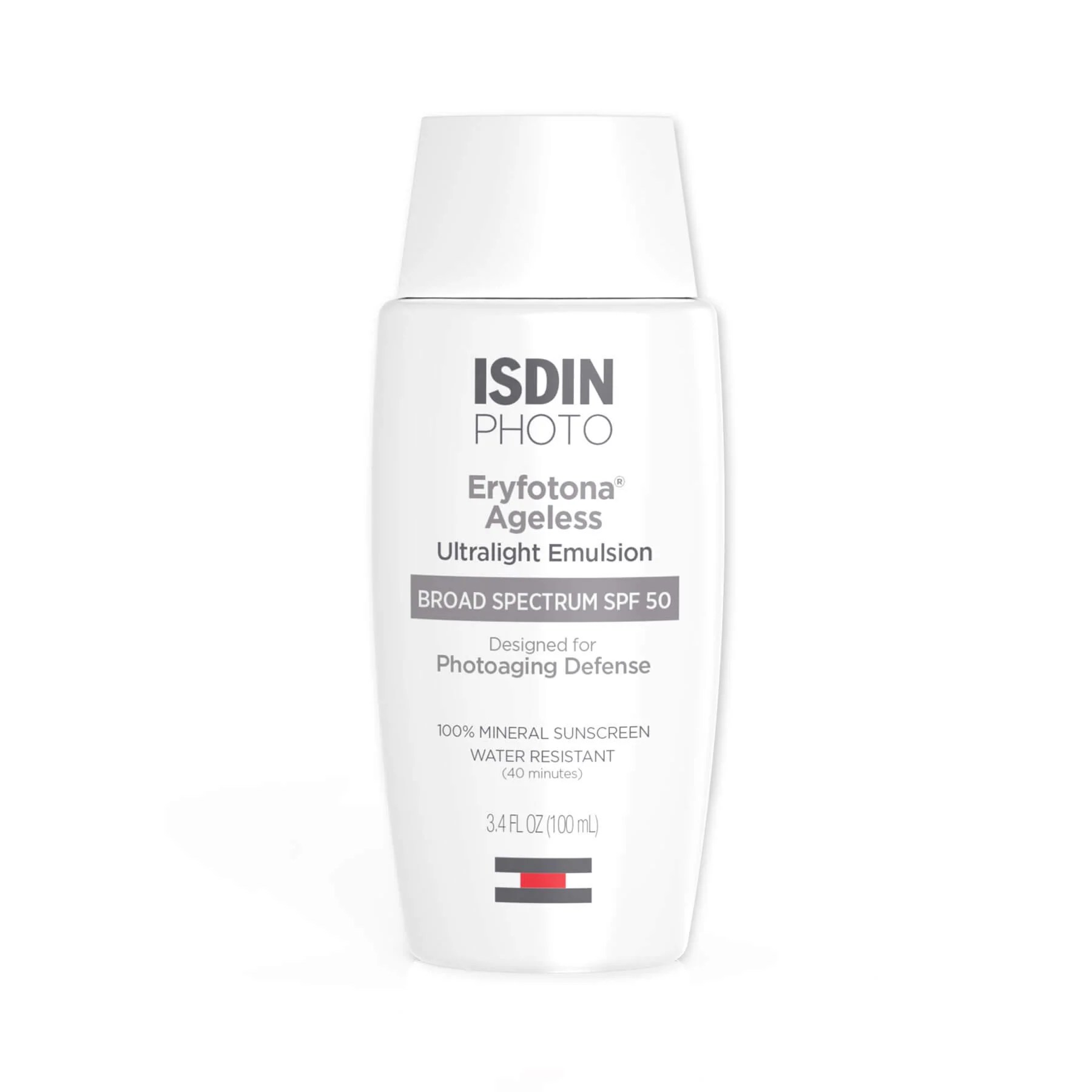 eryfotona ageless sunscreen from the isdin black friday sale on a white background