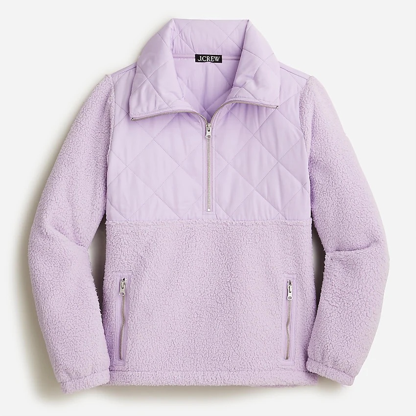 J Crew Quilted Pullover