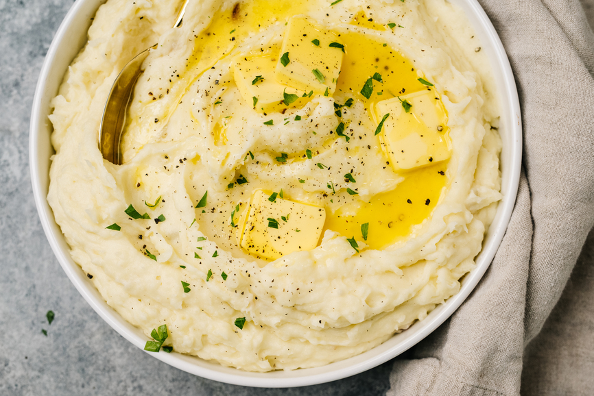 how long boil potatoes mashed potatoes in a bowl