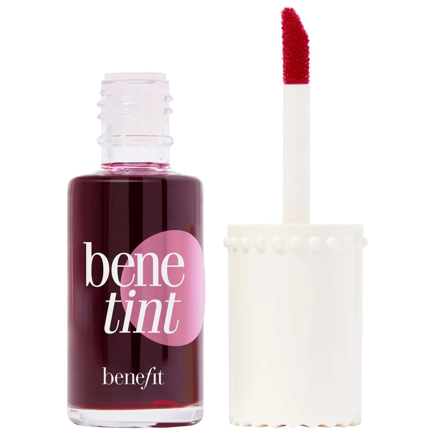 benefit benetint lip and cheek tint for the i'm cold makeup look on a white background