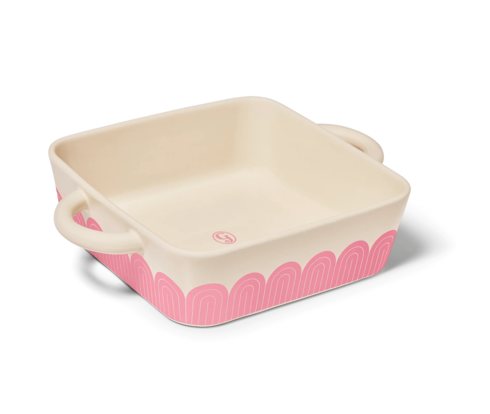 little hottie baking dish in pink on a white background