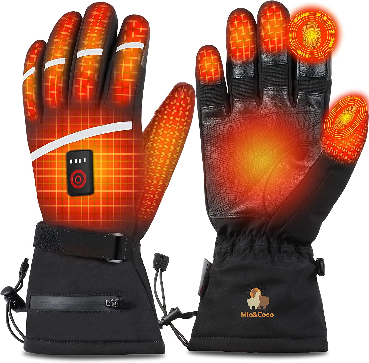 miaandcoco heated gloves