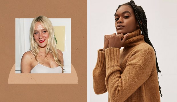 Celebrities Can't Stop Wearing This Brand's Snuggly Sweaters This Fall—And They're All 30% Off Right...