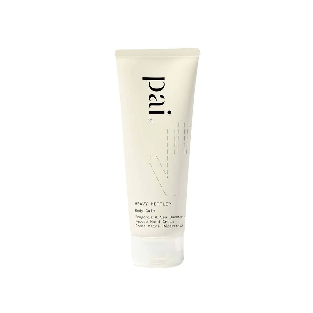 pai heavy mettle hand cream on a white background