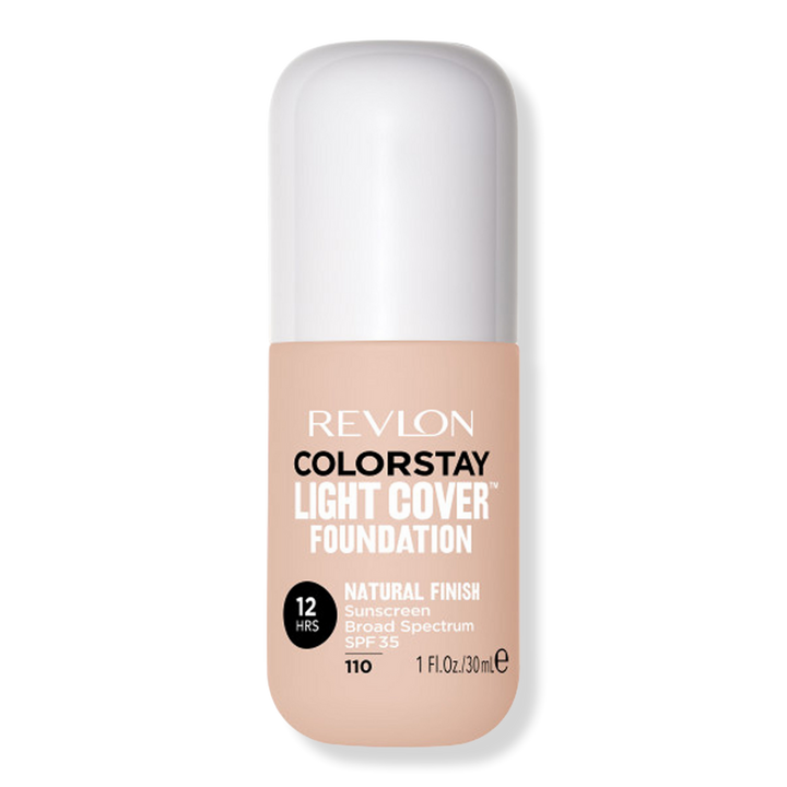 revlon colorstay foundation bottle on a white background