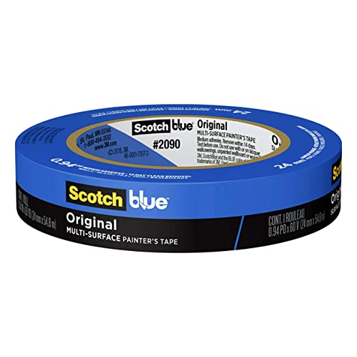 A roll of blue painter's tape from ScotchBlue