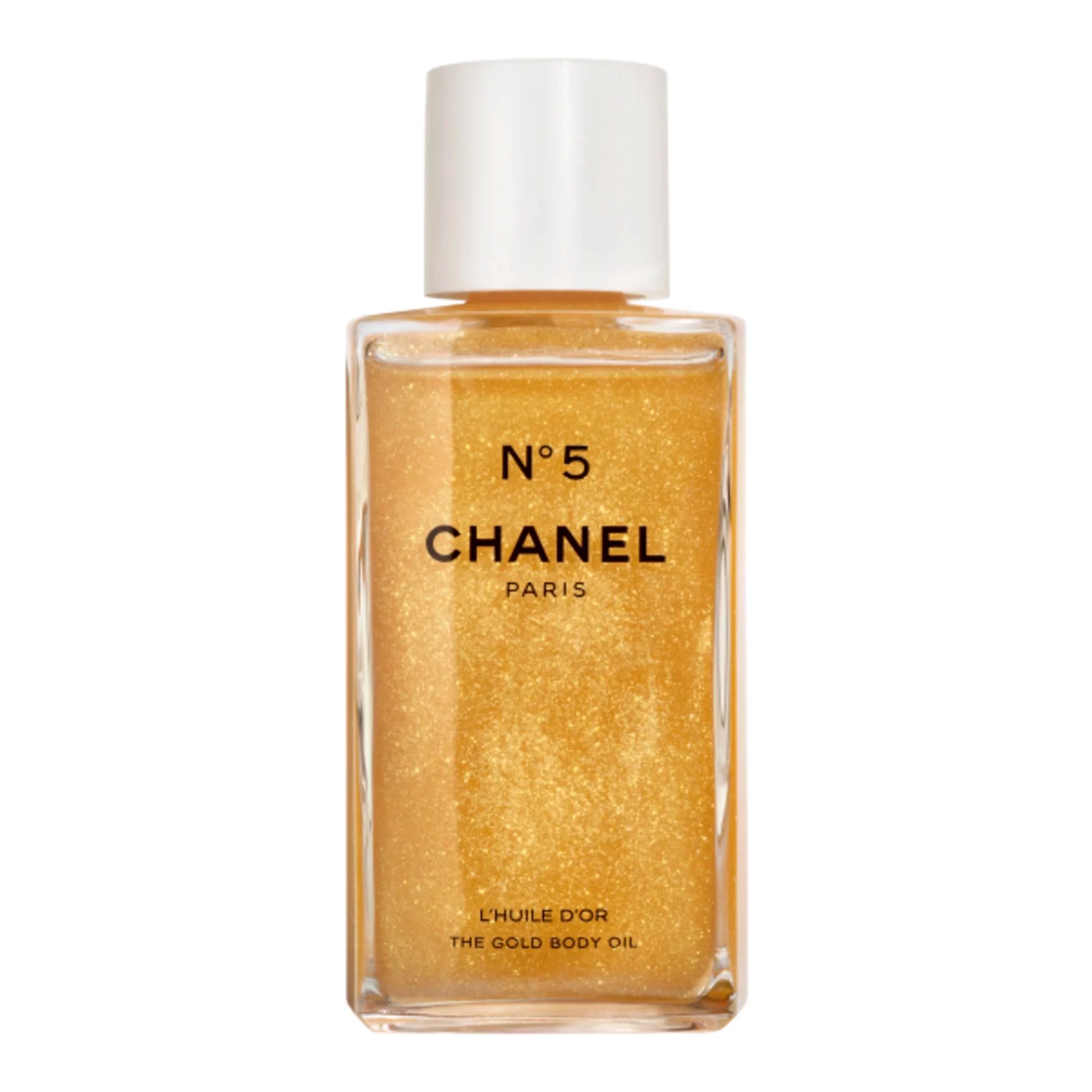 Chanel Black Glitter Resin Chanel No. 5 Parfum Brooch