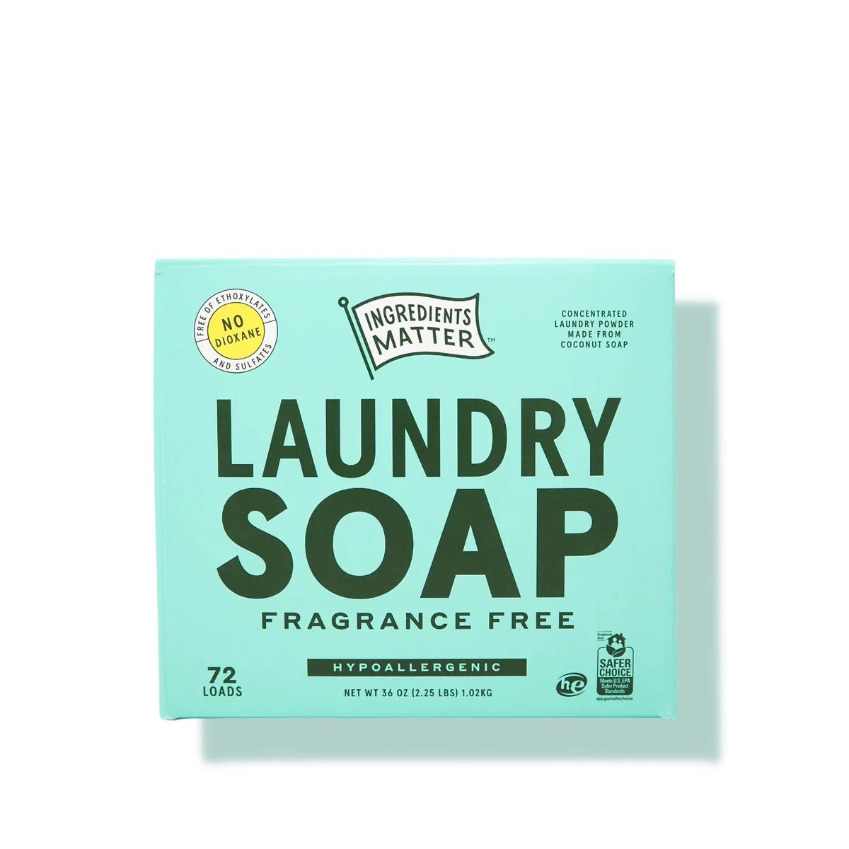 Ingredients Matter Laundry Detergent Soap Powder (36 Oz.)