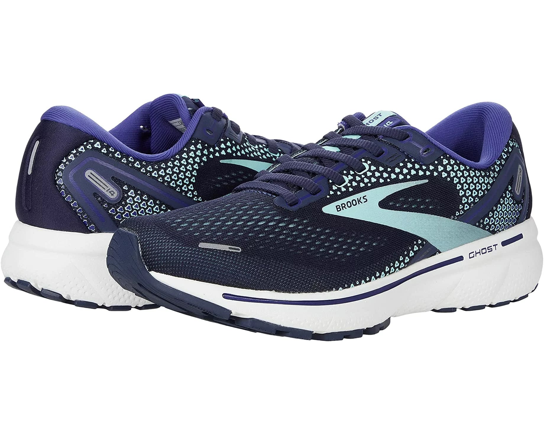 brooks ghost 14 navy shoes