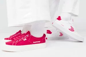 This Viral, Celeb-Loved Sneaker Brand Just Released a Line of Shoes in the 2023 Pantone Color of the Year
