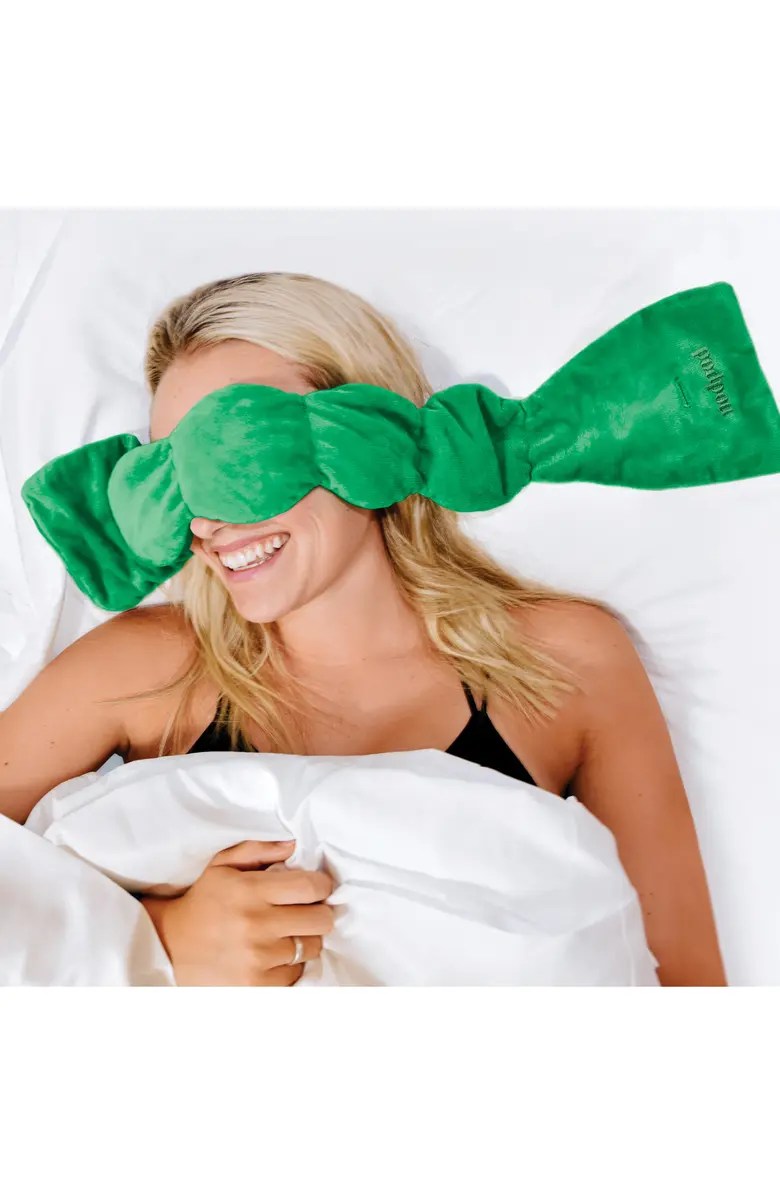 nodpod sleep mask in green