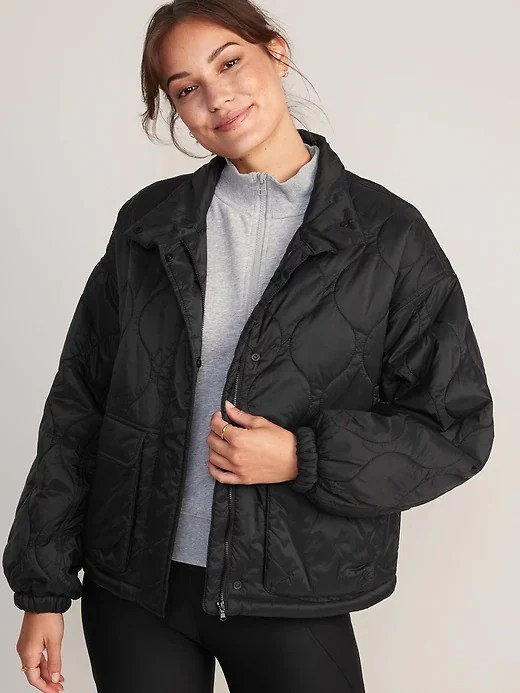 old navy Packable Oversized Water-Resistant Quilter Jacket
