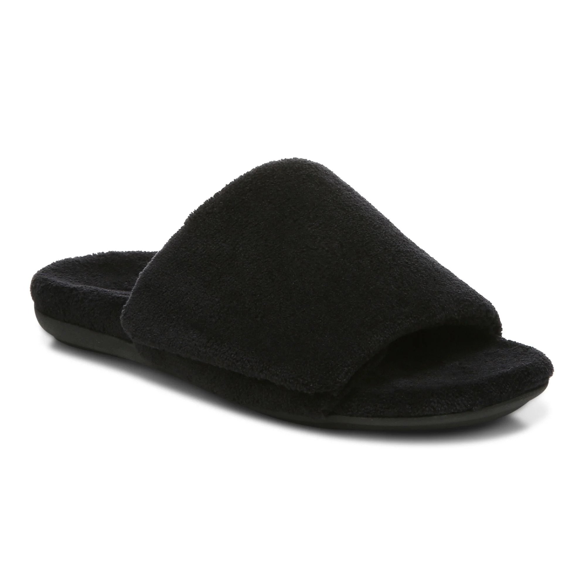 photo of black vionic slipper