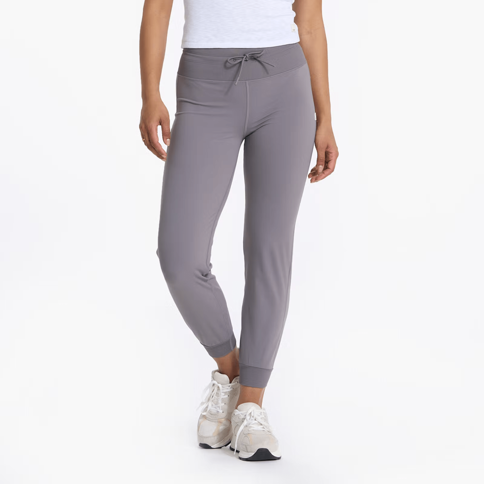 vuori daily jogger pants as a work from home gift in a dark gray color