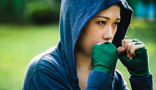 Feel Silly or Awkward Doing Kickboxing Moves? Here’s How To Access Your Power