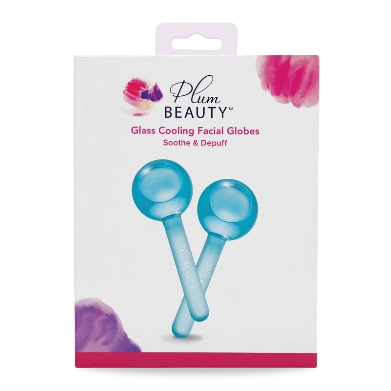 The Plum Beauty Glass Cooling Facial Globes.
